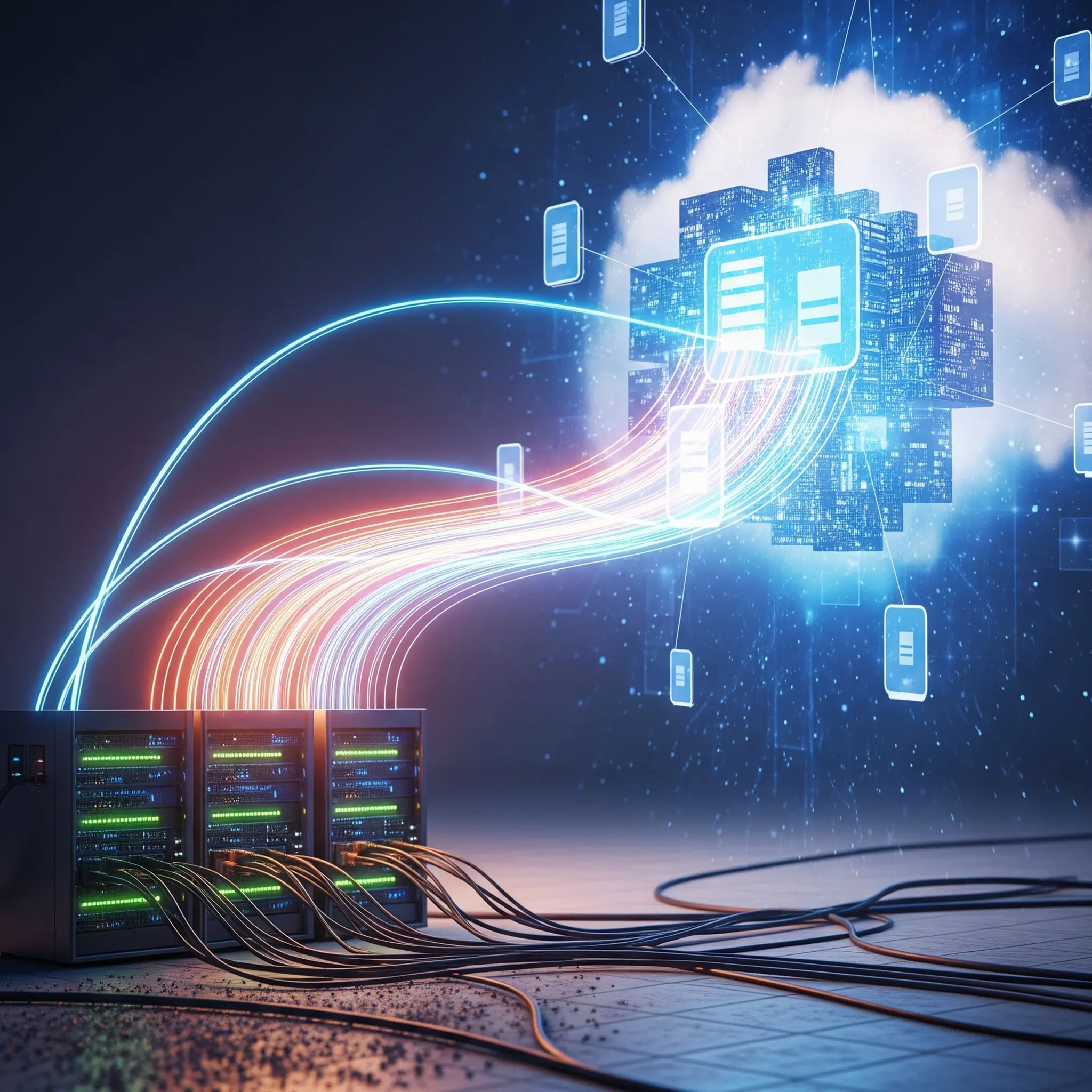 Hybrid cloud infrastructure diagram
